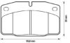 BENDIX 571276B Brake Pad Set, disc brake